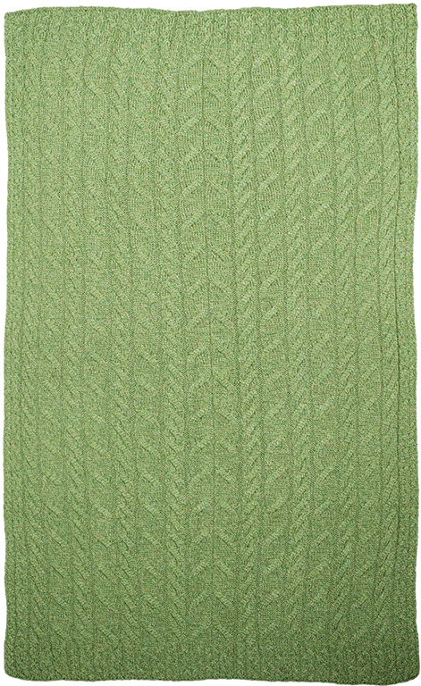 Supersoft Merino Wool Weave Design Blanket/Cover by Aran Mills - 9 Colours - Image 6