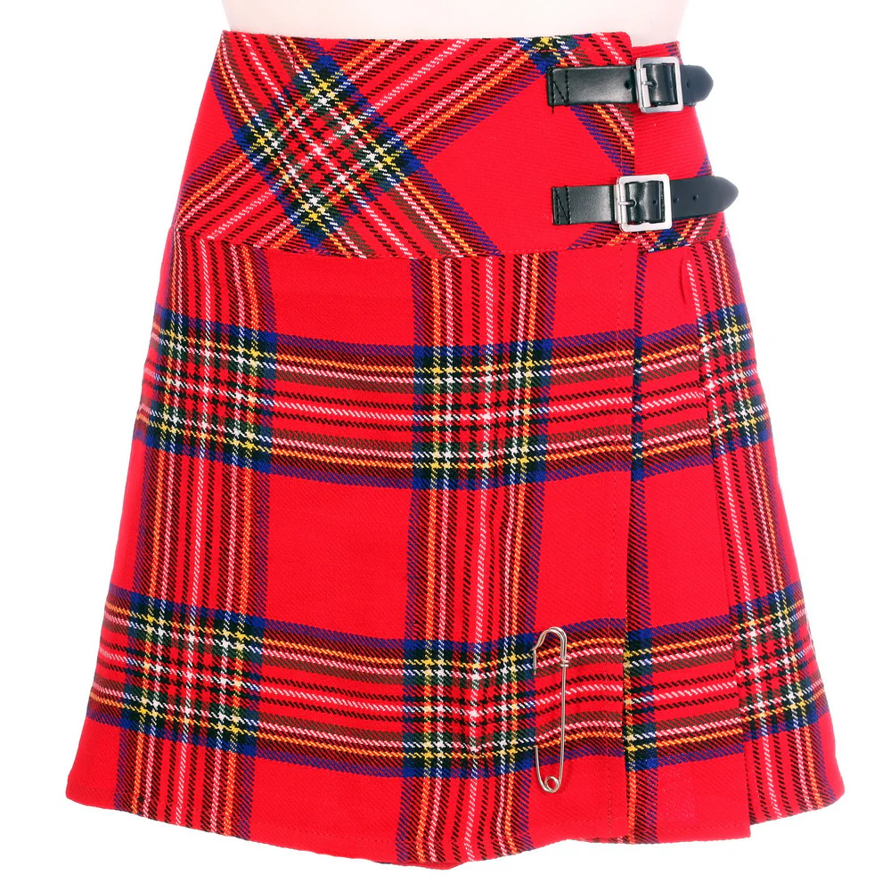 Women's Acrylic Billie Kilt - 16 inch Length - 10 Colours - Image 10