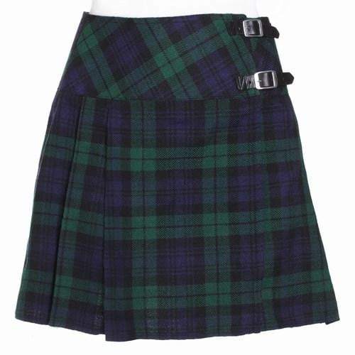 Women's Acrylic Billie Kilt - 16 inch Length - 10 Colours - Image 3