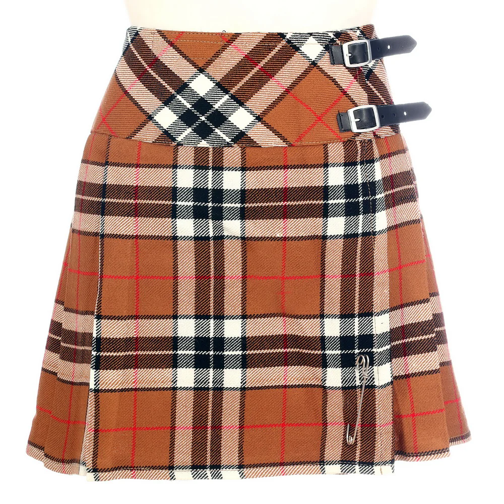 Women's Acrylic Billie Kilt - 16 inch Length - 10 Colours - Image 4