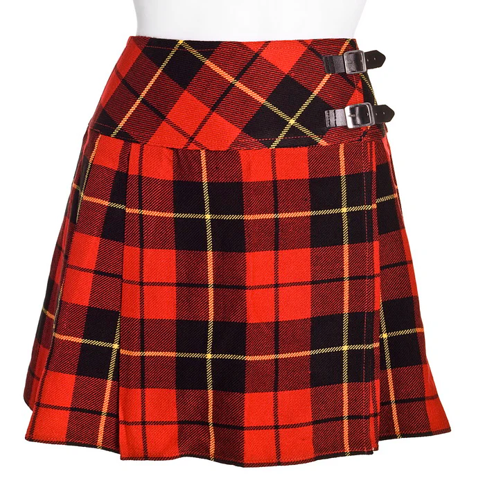 Women's Acrylic Billie Kilt - 16 inch Length - 10 Colours - Image 6