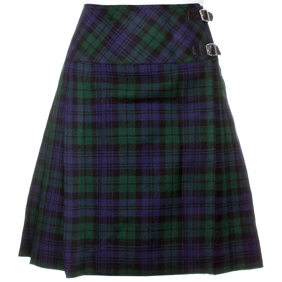 Women's Acrylic Knee Length Kilt - 20 inch Length - 6 Colours - Image 3
