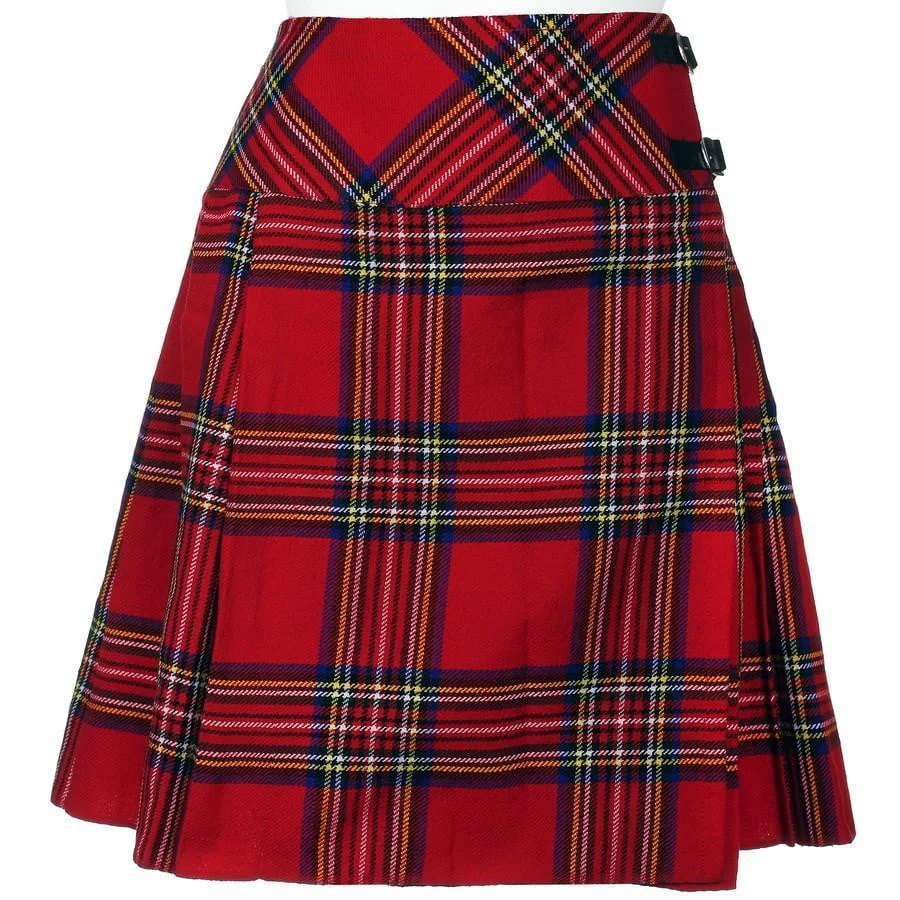 Women's Acrylic Knee Length Kilt - 20 inch Length - 6 Colours - Image 7
