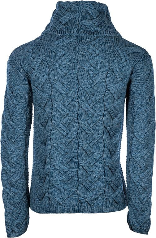 Women's Supersoft Merino Wool Chunky Cable Sweater by Aran Mills - 5 Colours - Image 10
