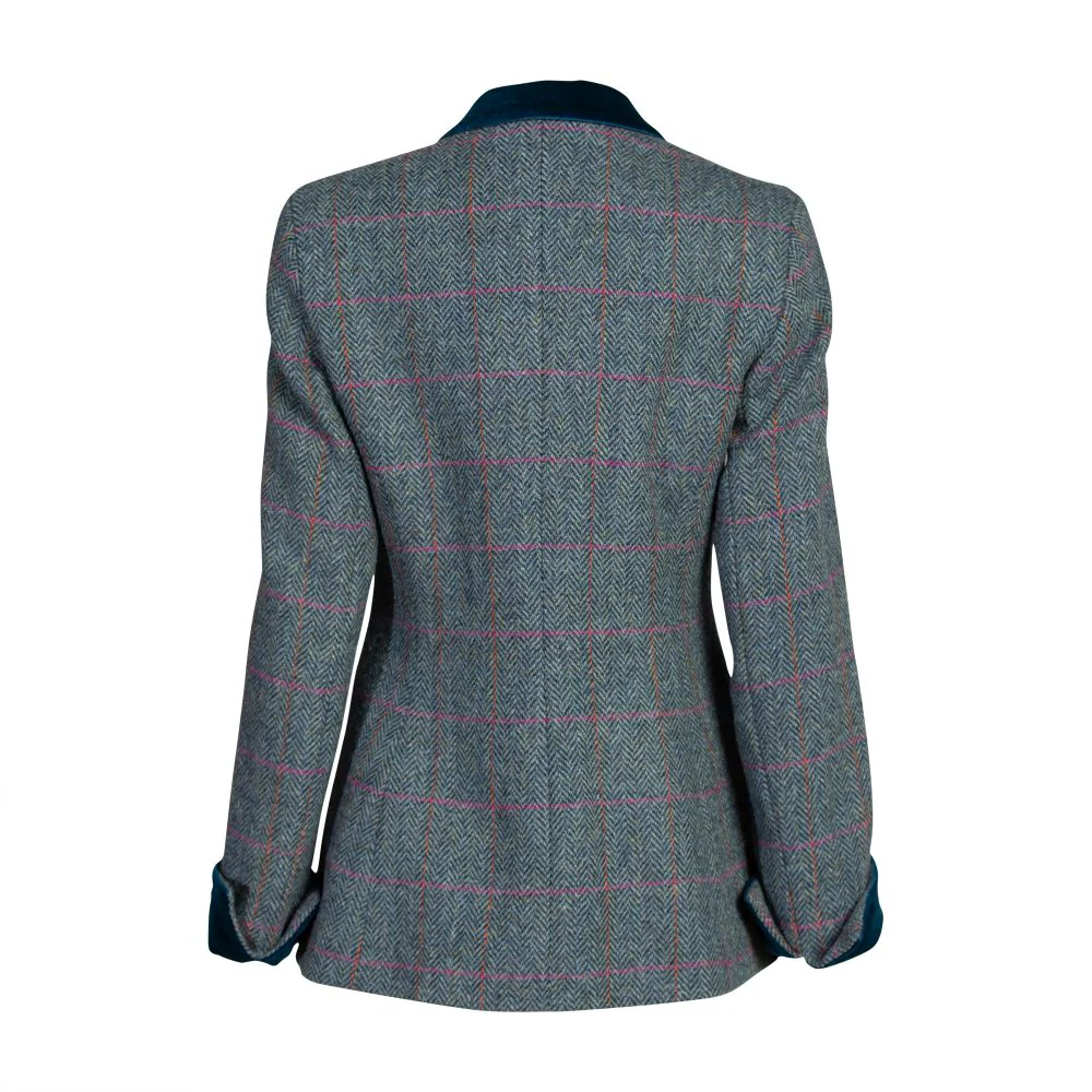 Women's Harris Tweed Jacket - Maggie - Blue/Green - Image 3
