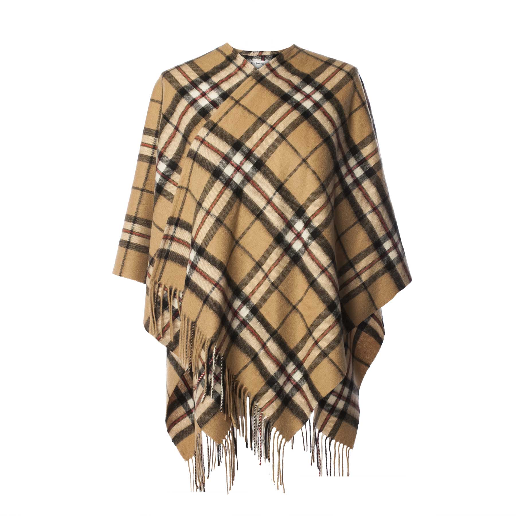 Women's Tartan Lambswool Mini Cape - Image 7