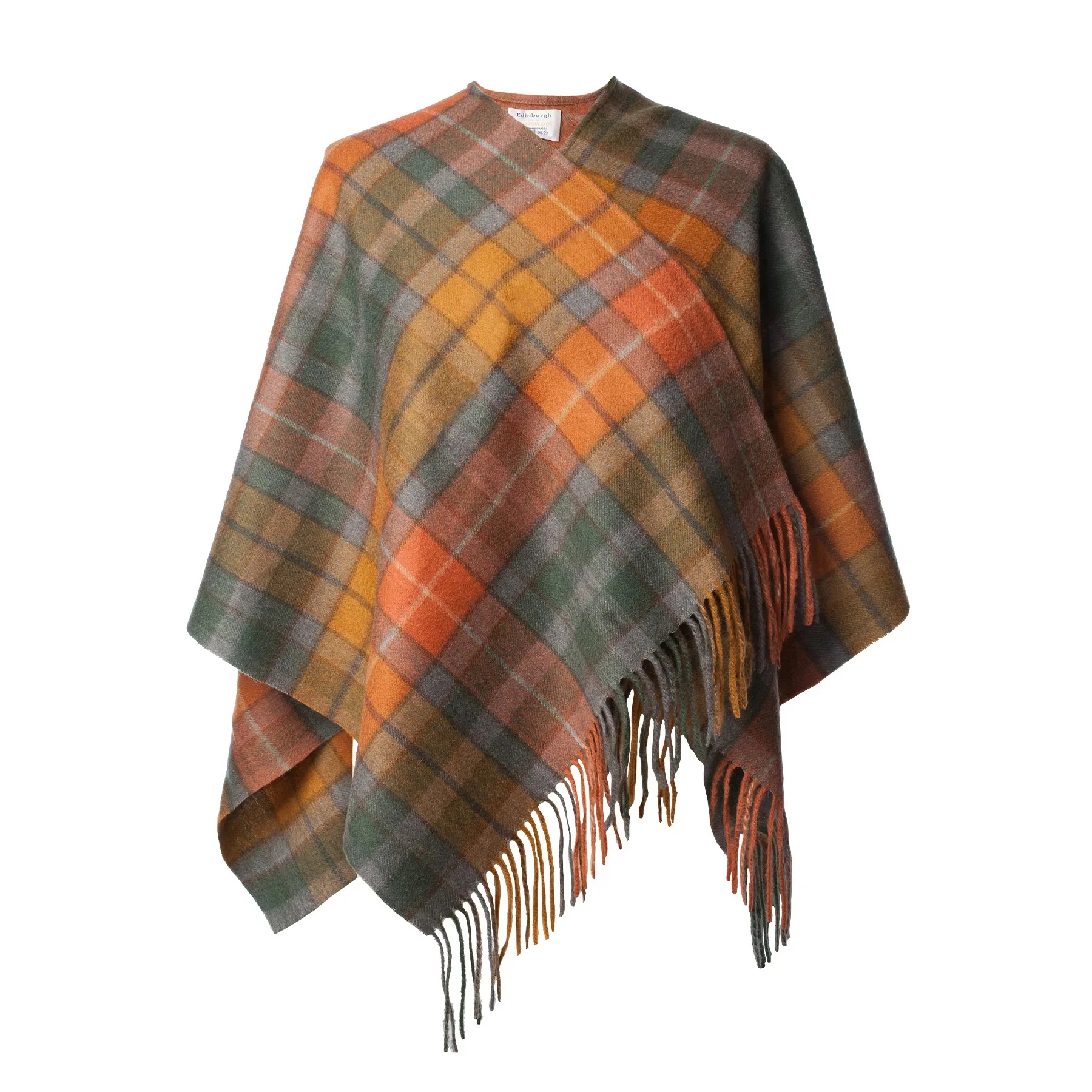 Women's Tartan Lambswool Mini Cape - Image 9