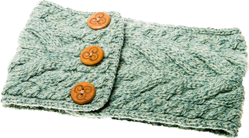 Women's Supersoft Merino Wool Cable Knit Headband by Aran Mills - 7 Colours - Image 4