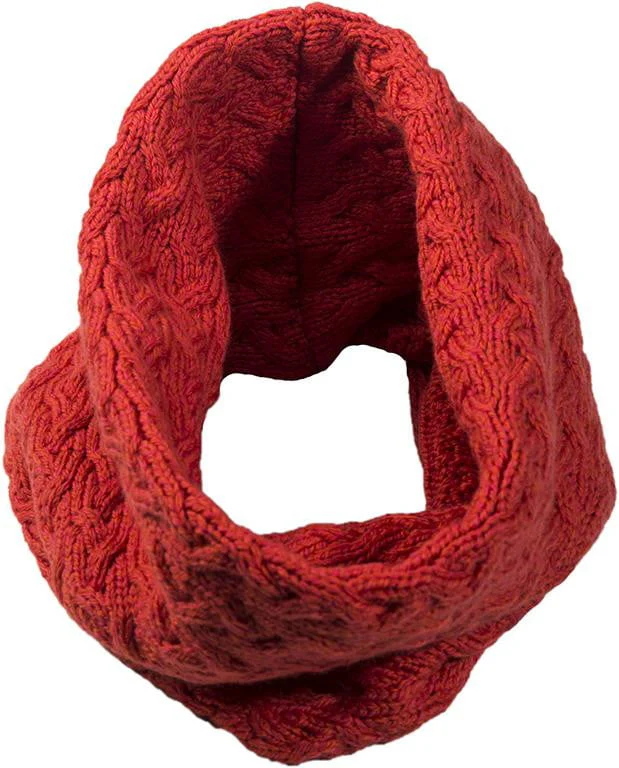 Women's Supersoft Merino Wool Full Circle Scarf by Aran Mills - Image 10