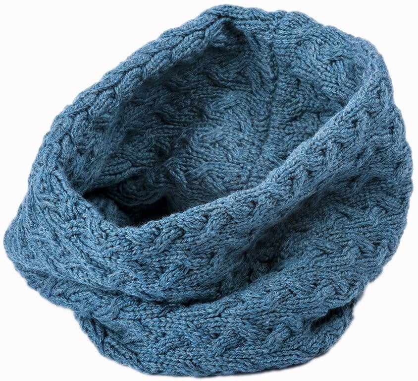 Women's Supersoft Merino Wool Full Circle Scarf by Aran Mills - Image 7