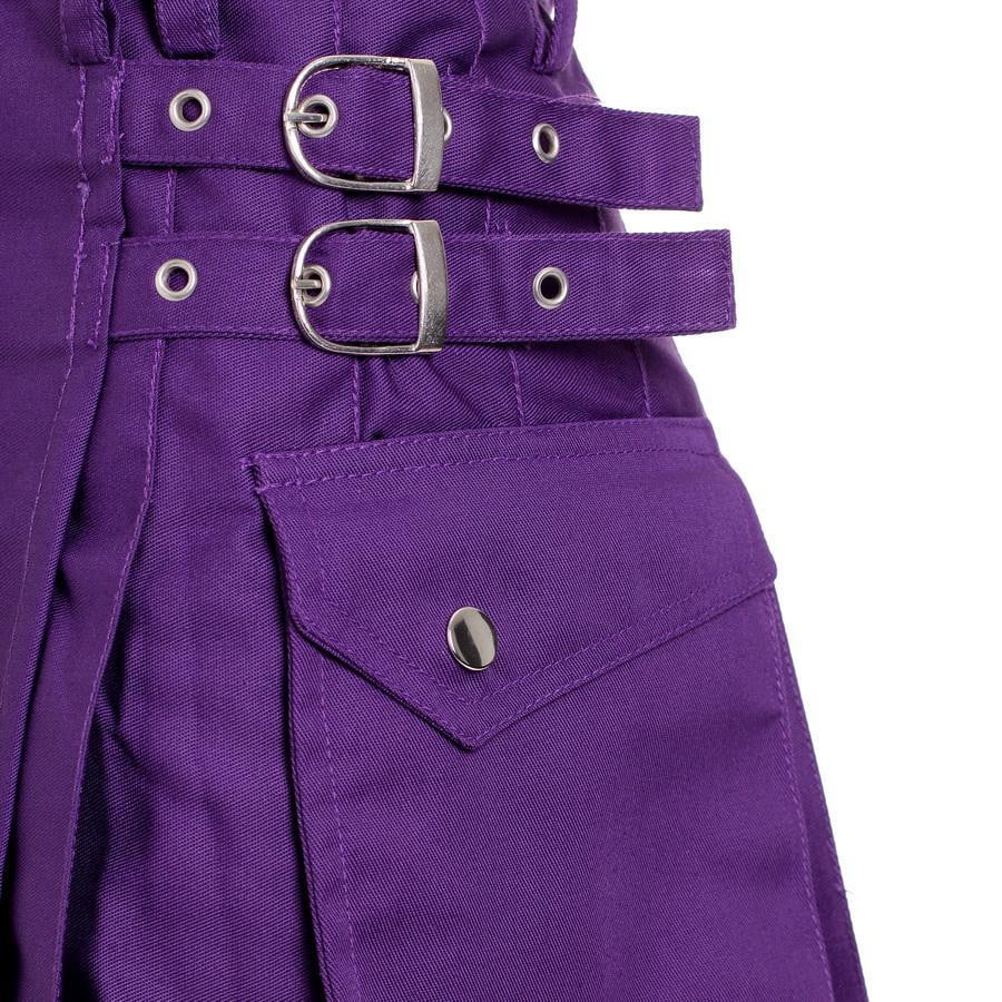 Women's Purple Utility Kilt - Image 3
