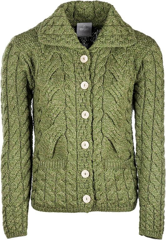 Women's Supersoft Merino Wool Six Button Cardigan by Aran Mills - 7 Colours - Image 10