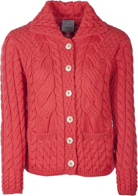 Women's Supersoft Merino Wool Six Button Cardigan by Aran Mills - 7 Colours - Image 11