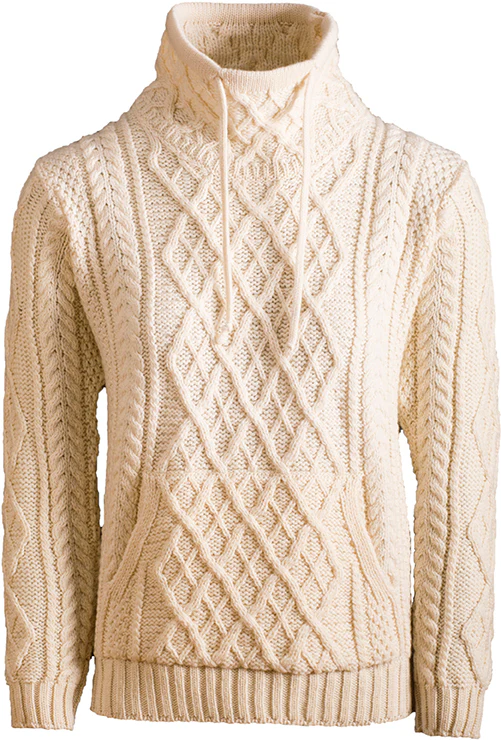 Women's Supersoft Merino Wool Collared Sweater by Aran Mills - 2 Colours - Image 2