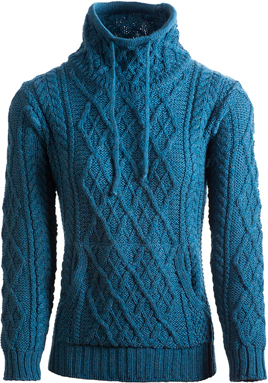 Women's Supersoft Merino Wool Collared Sweater by Aran Mills - 2 Colours - Image 3
