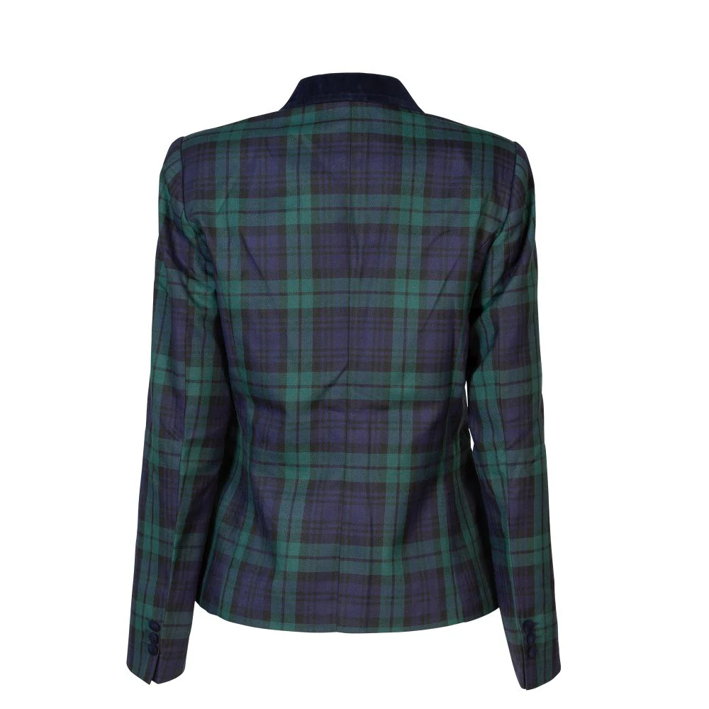 Women's Tartan Short Jacket - Black Watch - Image 2