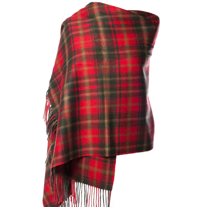 Women's Tartan Lambswool Stole - Image 5