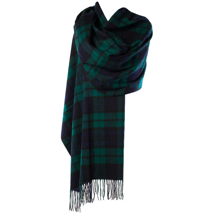 Women's Tartan Lambswool Stole - Image 7