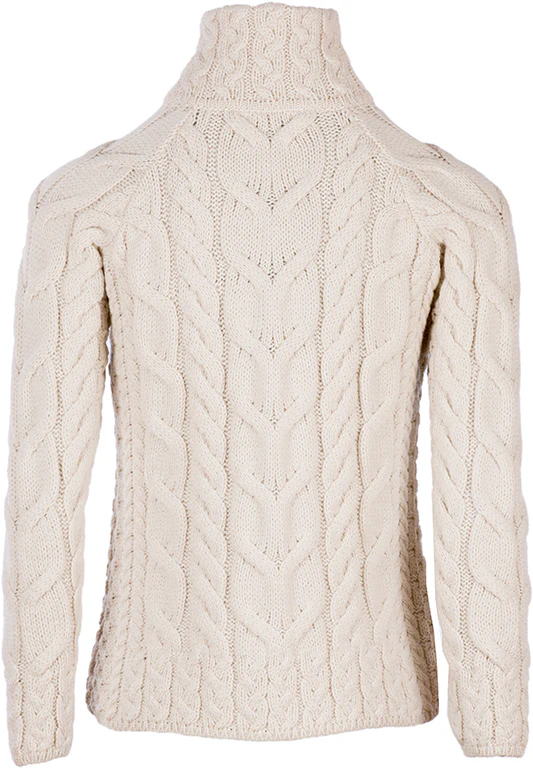 Women's Supersoft Merino Wool Zip Up Cardigan by Aran Mills - 2 Colours - Image 3