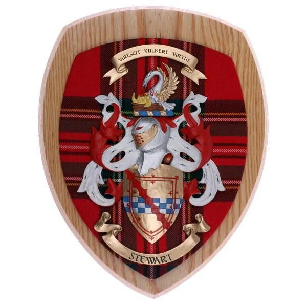 Woodcarver Coat of Arms Wall Plaque - Image 3