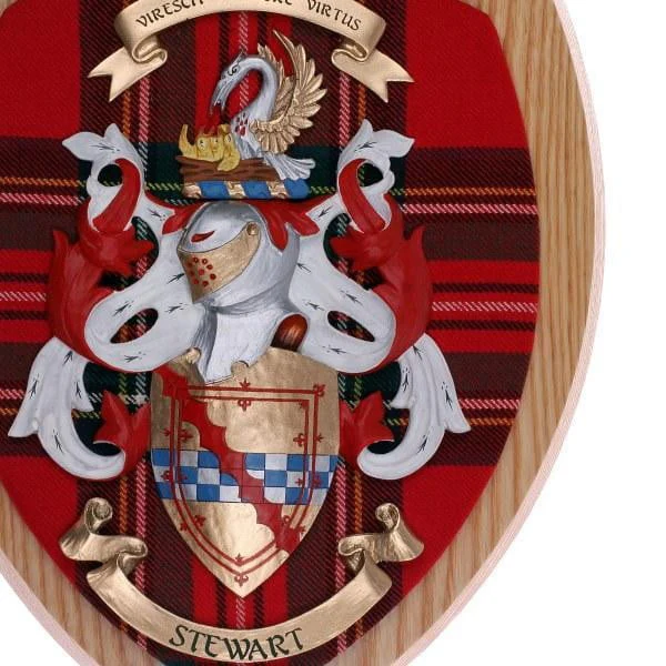 Woodcarver Coat of Arms Wall Plaque - Image 4