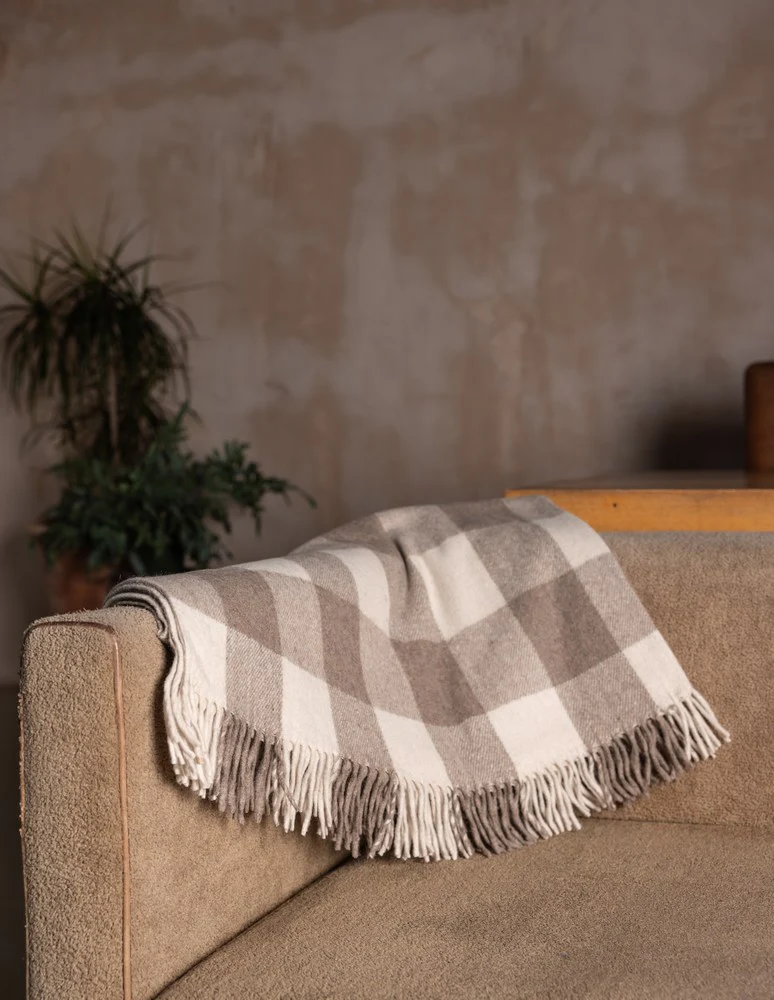 Wool Tartan Blanket - 60'' x 70'' - Jacob - Image 3