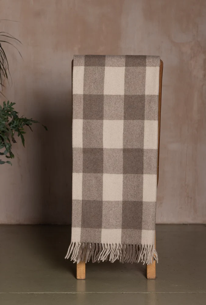 Wool Tartan Blanket - 60'' x 70'' - Jacob - Image 4