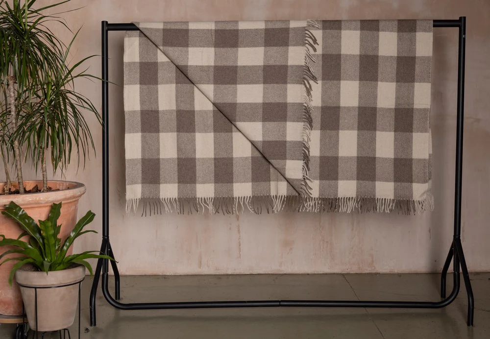 Wool Tartan Blanket - 60'' x 70'' - Jacob - Image 5