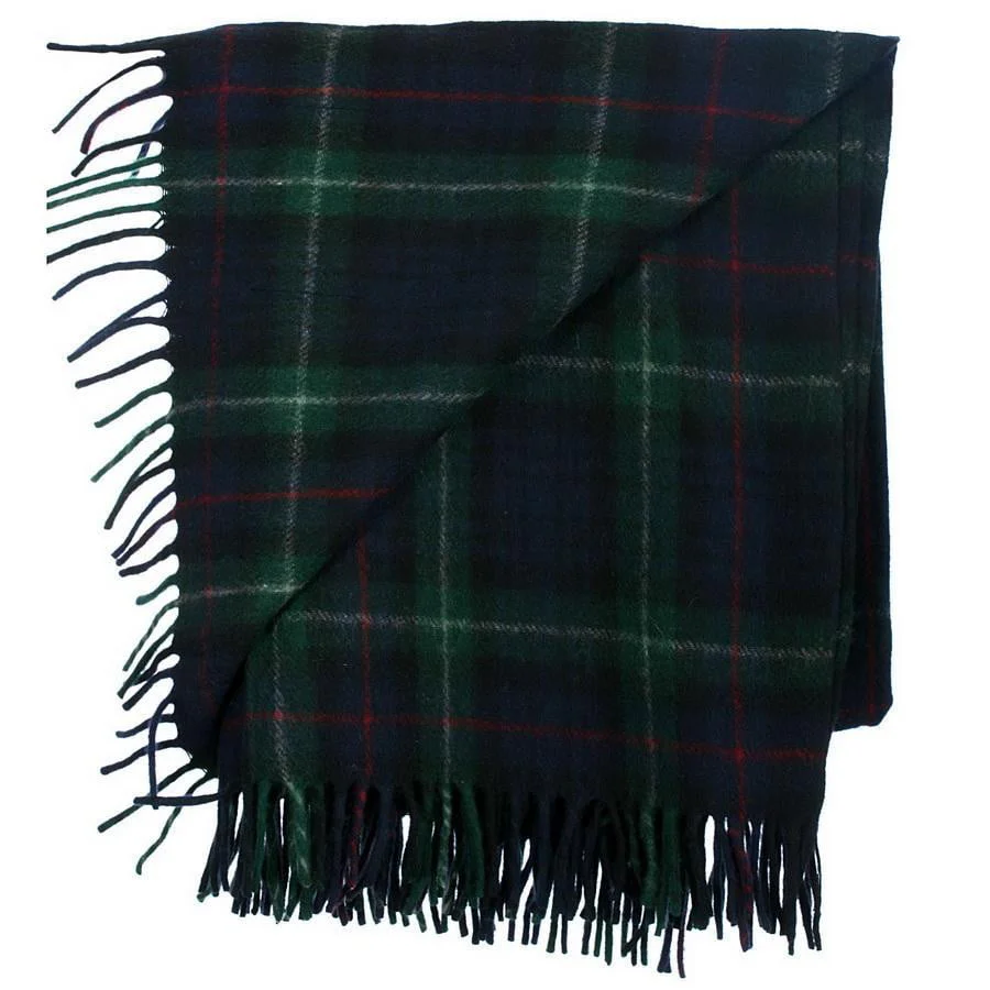 Wool Tartan Blanket - 60'' x 70'' - MacKenzie - Image 2